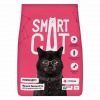 SMART CAT 400гр. сухой корм для взрослых кошек с ягнёнком