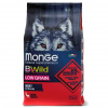 Monge Dog BWild LOW GRAIN Adult 2,5кг. низкозерновой корм для взрослых собак всех пород, оленина