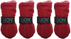 Lion Сапожки зимние для собак LM-700-04, бордовый, размер S, 4х3,5см.