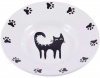 Mr.Kranch Миска-блюдце керамическая для кошек, белая, 140мл.