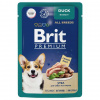 Brit Premium Dog 85гр. влажный корм для взрослых собак всех пород, утка в соусе