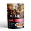 Mr. BUFFALO Adult Hair&Skin влажный корм для взрослых кошек с чувствительной кожей, лосось в соусе, 85гр.