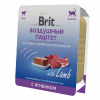 Brit Premium 100гр. Sensitive воздушный паштет с ягненком для взрослых кошек с чувствительным пищеварением