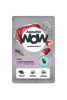 AlphaPet WOW Superpremium влажный консервированный корм для кошек с чувствительным пищеварением сочные ломтики утки с потрошками в соусе, 85гр.