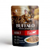 Mr. BUFFALO Adult влажный корм для взрослых кошек, говядина в соусе, 85гр.