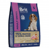 Brit Premium Dog Adult Small 3кг. корм для взрослых собак мелких пород с курицей
