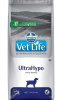 Farmina Vet Life Dog UltraHypo 2кг. гипоаллергенный диетический корм для собак при пищевой аллергии, рыба