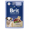 Brit Premium Dog 85гр. влажный корм для щенков всех пород, телятина в соусе