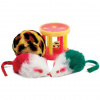 Triol XW0046 Набор игрушек для кошек (мяч, 2 мыши, барабан)