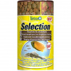 Tetra Selection 4в1 хлопья чипсы, гранулы, 95гр. корм для рыб, питающихся в различных слоях воды (250мл)
