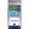 Farmina Vet Life Cat UltraHypo 2кг. корм для кошек при хронических воспалительных заболеваниях кишечника и рецидивирующей рвоте, рыба