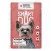 SMART DOG 85гр. влажный корм для взрослых собак мелких и средних пород, кусочки телятины в аппетитном желе