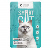SMART CAT 85гр. влажный корм для взрослых кошек и котят, кусочки лосося в нежном соусе