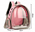 Pet Fashion Рюкзак-переноска "Панорама", розовый, 34х25х40см.