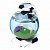 Tetra Аквариум Cascade Globe Football круглый с LED светильником, 6,8л.