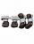 OSSO Ботинки на меху для собак Fashion, размер M, микс, 5,5х4,5х8см.
