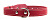 Аркон 20 Ошейник кожаный "Стандарт", ширина 20мм, обхват до 44см, красный