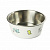 Triol BL Миска "Динозаврики" металлическая на резинке, 0,35л.