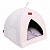 LionPets Домик-лежанка "Альмонд" с карманами LM00200-6, 42х42х45см.