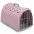 Imac Переноска LINUS для кошек и собак, пепельно-розовая, 50х32х34,5см.