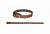 Аркон 20 Ошейник кожаный "Джунгли", универсальный, ширина 20мм, обхват до 44см.